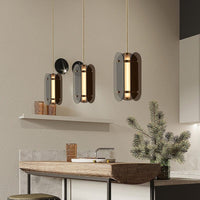 Suspension Rahki en verre teinté | Marco Lucetti