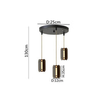 Suspension Rahki en verre teinté | Marco Lucetti C