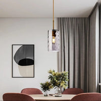 Suspension Raven en verre cylindrique | Marco Lucetti