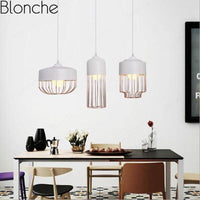 Suspension rétro à LED "Metal Cage" - Style américain | Marco Lucetti