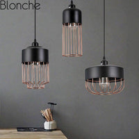 Suspension rétro à LED "Metal Cage" - Style américain | Marco Lucetti