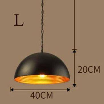 Suspension rétro avec LED et abat-jour en métal | Marco Lucetti L