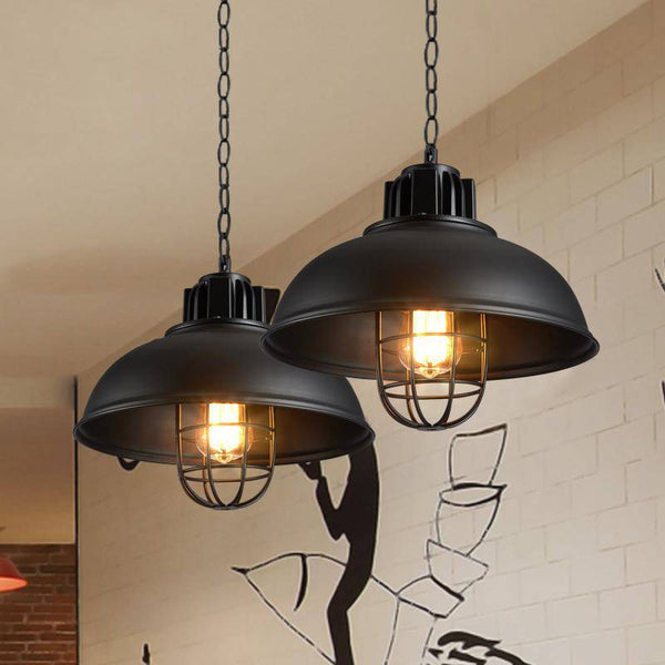 Suspension Retro - Cage Métal Noir | Marco Lucetti