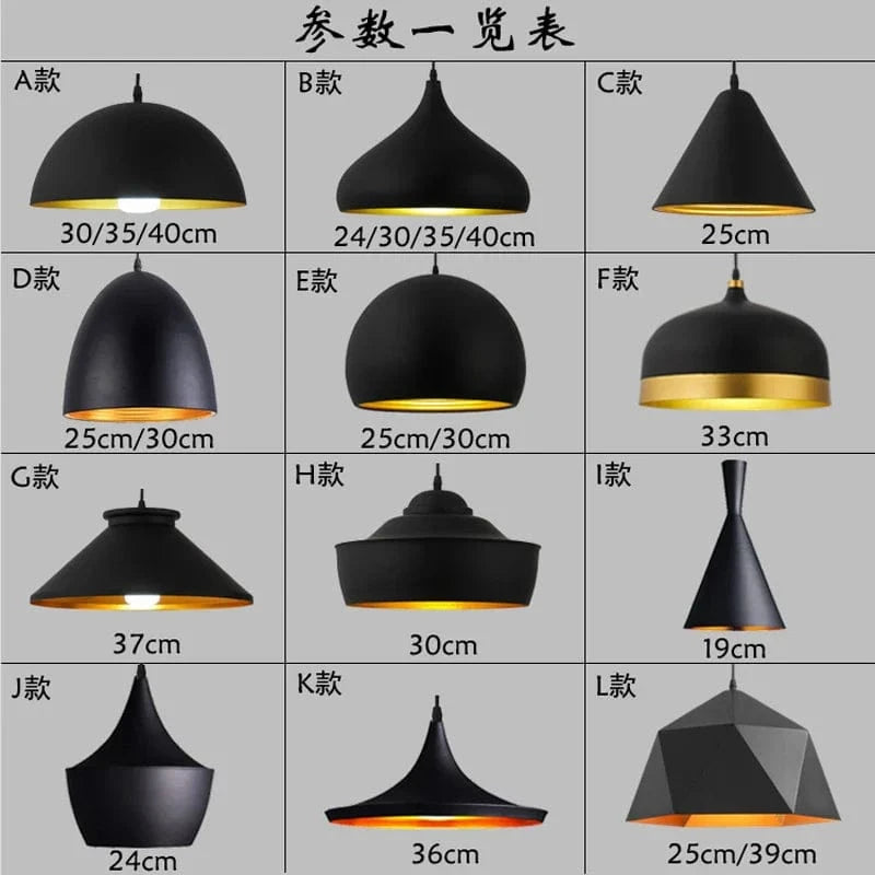 Suspension rétro de style industriel pour restaurants et bars | Marco Lucetti