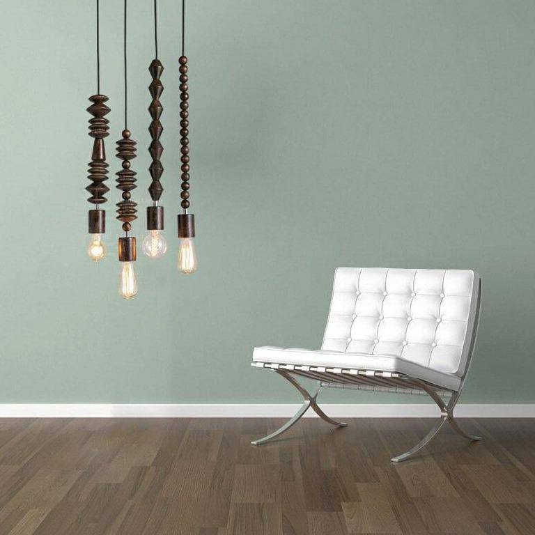 Suspension rétro en bois avec ampoule Edison - Woodlight Vintage | Marco Lucetti