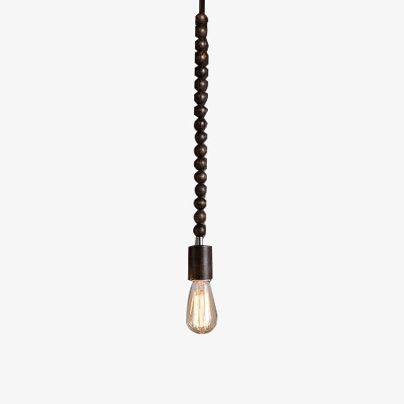 Suspension rétro en bois avec ampoule Edison - Woodlight Vintage | Marco Lucetti