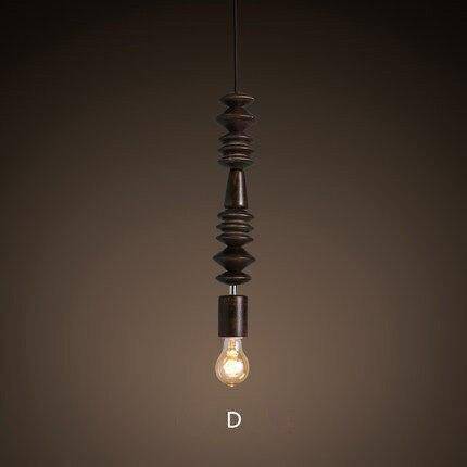 Suspension rétro en bois avec ampoule Edison - Woodlight Vintage | Marco Lucetti D