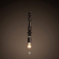 Suspension rétro en bois avec ampoule Edison - Woodlight Vintage | Marco Lucetti D