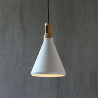 Suspension Retro en bois et aluminium | Marco Lucetti Blanc
