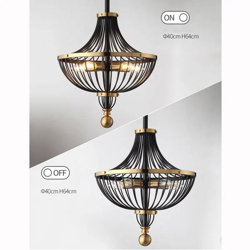 Suspension rétro en cage métallique design | Marco Lucetti