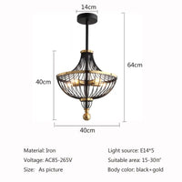 Suspension rétro en cage métallique design | Marco Lucetti
