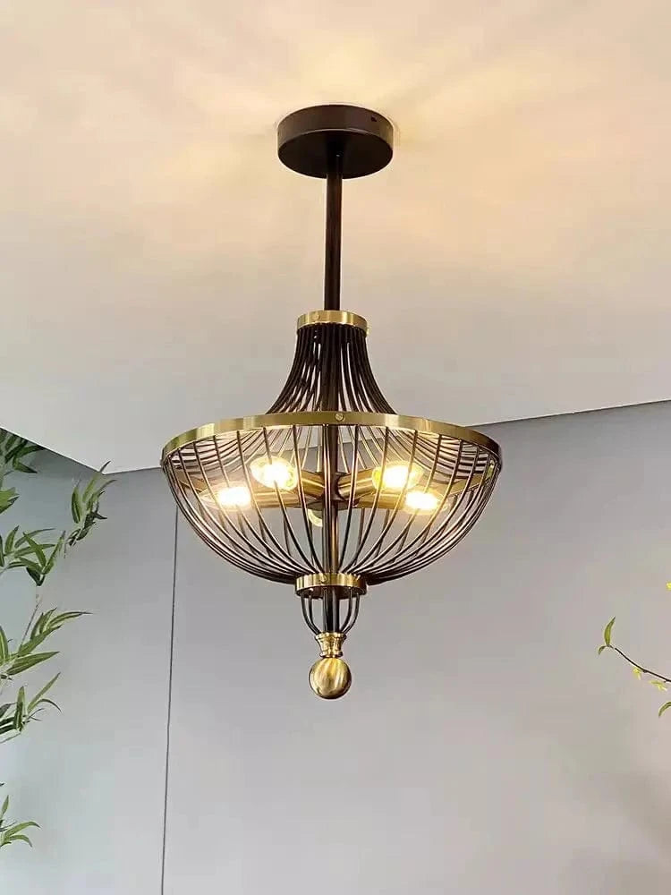 Suspension rétro en cage métallique design | Marco Lucetti