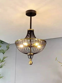 Suspension rétro en cage métallique design | Marco Lucetti