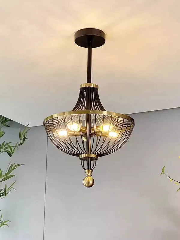 Suspension rétro en cage métallique design | Marco Lucetti