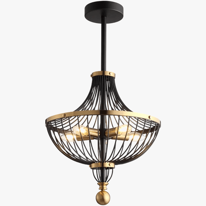 Suspension rétro en cage métallique design | Marco Lucetti