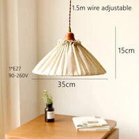 Suspension rétro en coton et lin nordique japonais, fabriquée à la main | Marco Lucetti