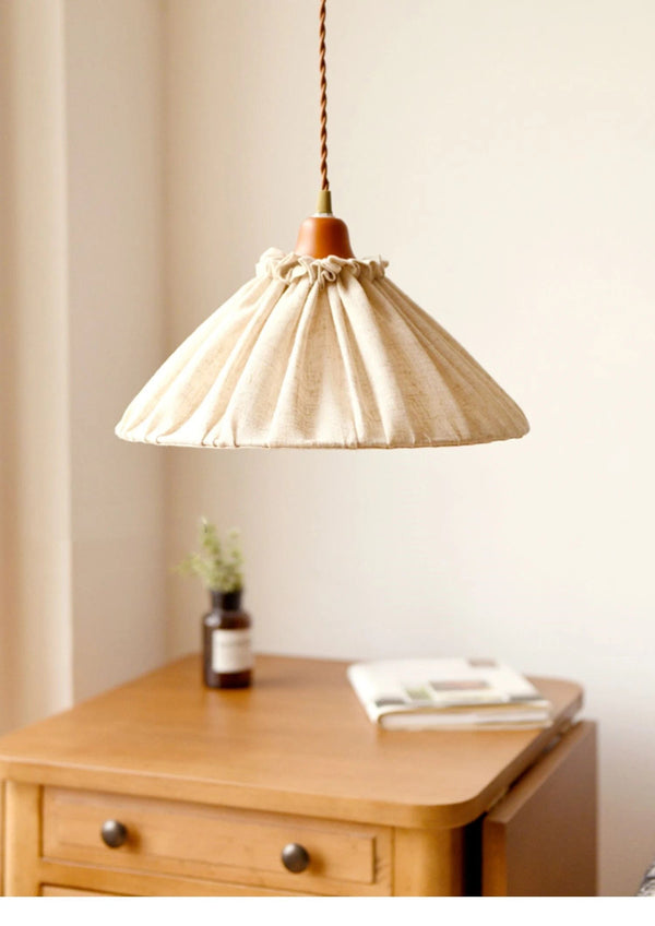 Suspension rétro en coton et lin nordique japonais, fabriquée à la main | Marco Lucetti