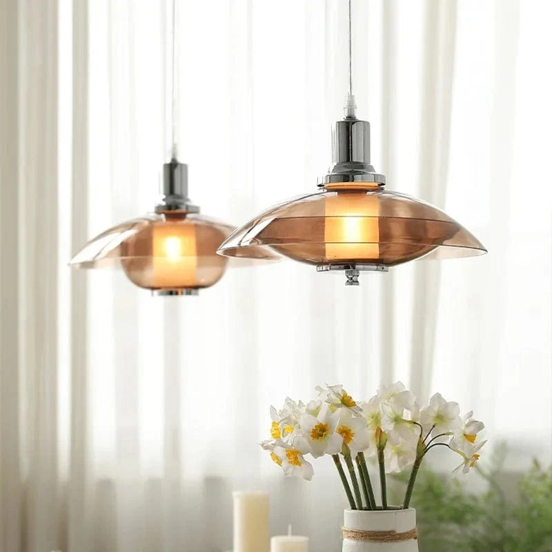 Suspension rétro en verre - Style Vintage | Marco Lucetti