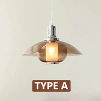 Suspension rétro en verre - Style Vintage | Marco Lucetti TYPE A / Blanc chaud