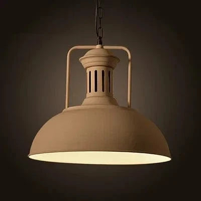Suspension rétro industrielle avec lampe suspendue Vintage et ampoule Led E27 - Idéale pour le dortoir, la salle à manger, la cuisine ou le bar | Marco Lucetti B