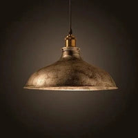 Suspension rétro industrielle avec lampe suspendue Vintage et ampoule Led E27 - Idéale pour le dortoir, la salle à manger, la cuisine ou le bar | Marco Lucetti H