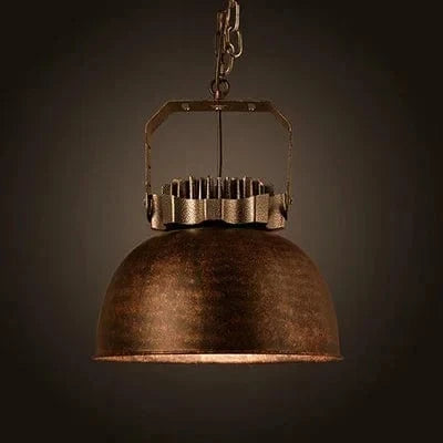 Suspension rétro industrielle avec lampe suspendue Vintage et ampoule Led E27 - Idéale pour le dortoir, la salle à manger, la cuisine ou le bar | Marco Lucetti J