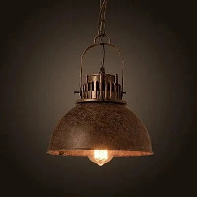 Suspension rétro industrielle avec lampe suspendue Vintage et ampoule Led E27 - Idéale pour le dortoir, la salle à manger, la cuisine ou le bar | Marco Lucetti K