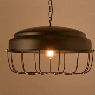 Suspension rétro industrielle avec lampe suspendue Vintage et ampoule Led E27 - Idéale pour le dortoir, la salle à manger, la cuisine ou le bar | Marco Lucetti N