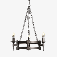 Suspension rétro LED « Chaines & Métal » | Marco Lucetti