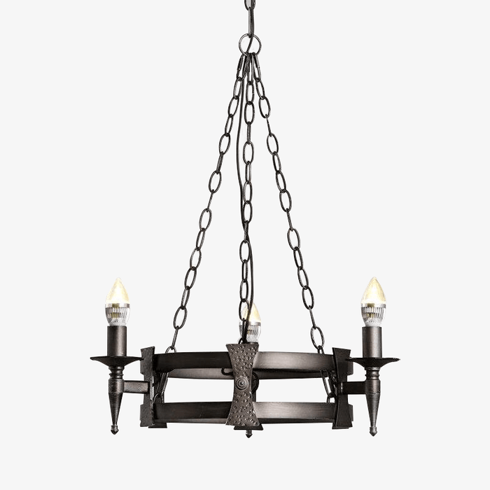 Suspension rétro LED « Chaines & Métal » | Marco Lucetti