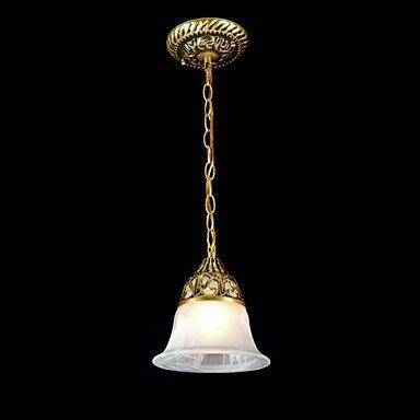 Suspension rétro LED dorée en métal | Marco Lucetti