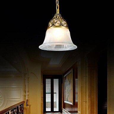 Suspension rétro LED dorée en métal | Marco Lucetti