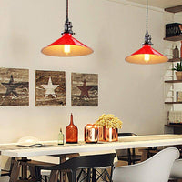 Suspension rétro LED en métal avec abat-jour conique Edison - Luminorétro | Marco Lucetti