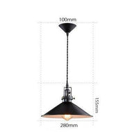 Suspension rétro LED en métal avec abat-jour conique Edison - Luminorétro | Marco Lucetti C