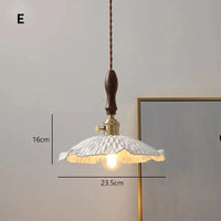 Suspension rétro LED en verre décoratif - LuxLumina | Marco Lucetti E / Blanc chaud