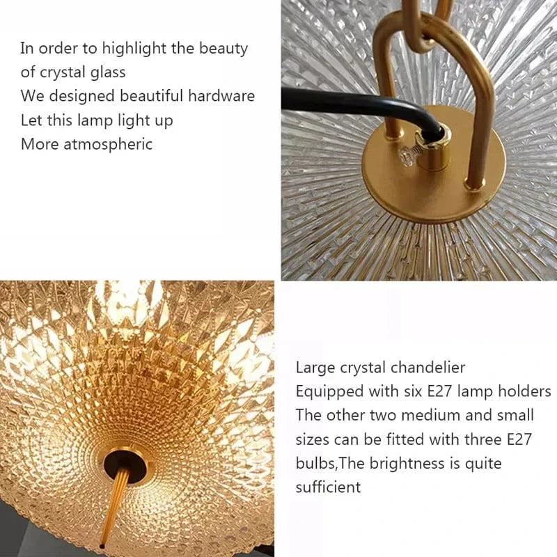 Suspension rétro LED en verre nordique pour une déco maison tendance | Marco Lucetti