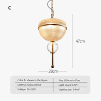 Suspension rétro LED en verre nordique pour une déco maison tendance | Marco Lucetti