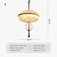 Suspension rétro LED en verre nordique pour une déco maison tendance | Marco Lucetti