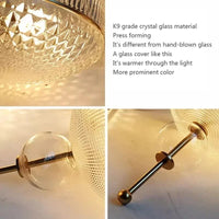 Suspension rétro LED en verre nordique pour une déco maison tendance | Marco Lucetti