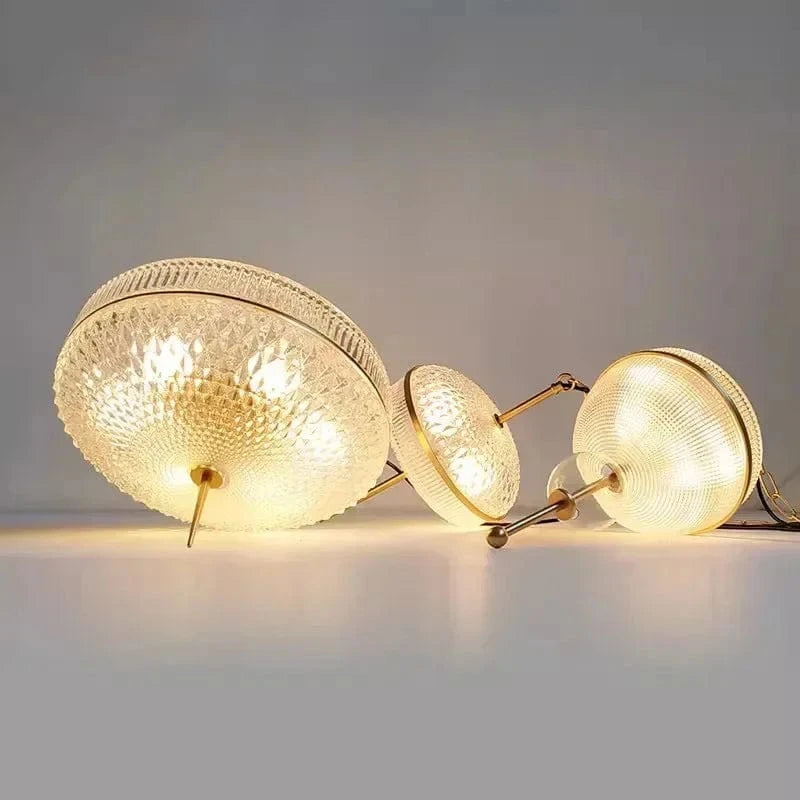 Suspension rétro LED en verre nordique pour une déco maison tendance | Marco Lucetti