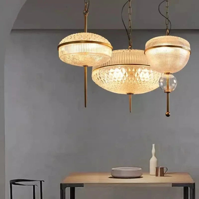 Suspension rétro LED en verre nordique pour une déco maison tendance | Marco Lucetti