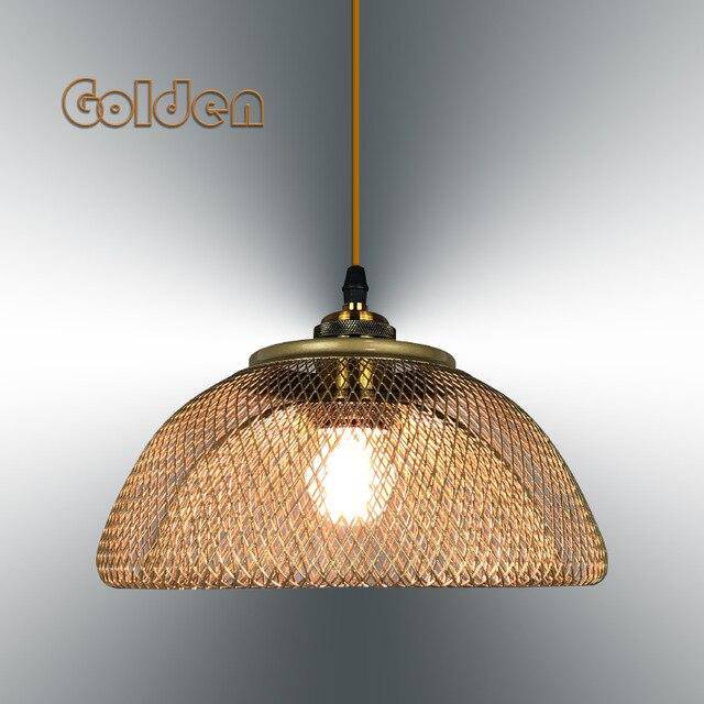 Suspension rétro LED industrielle - Hang | Marco Lucetti Doré