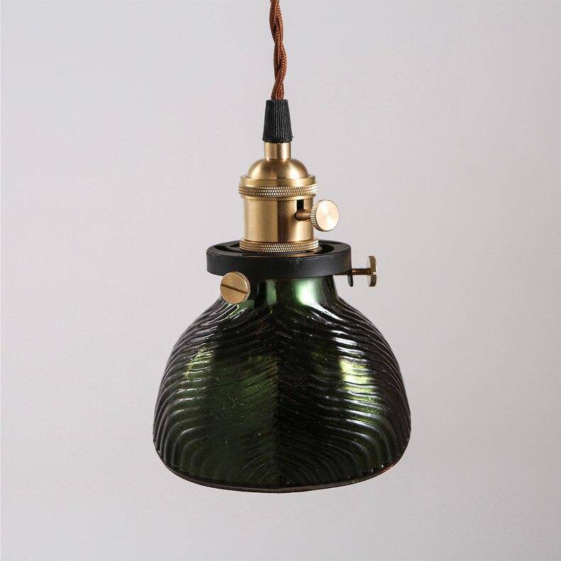 Suspension rétro LED - Noir et Doré | Marco Lucetti