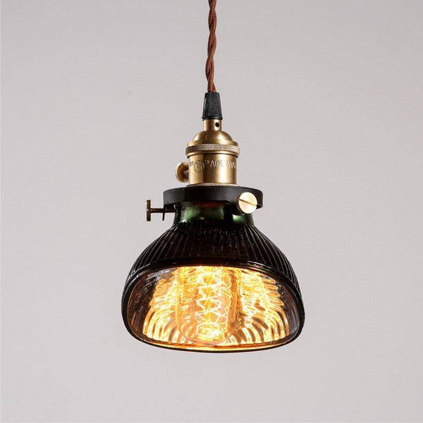 Suspension rétro LED - Noir et Doré | Marco Lucetti