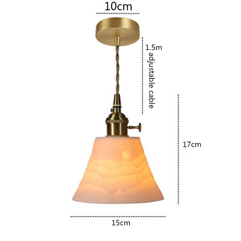 Suspension rétro Mellia en céramique | Marco Lucetti