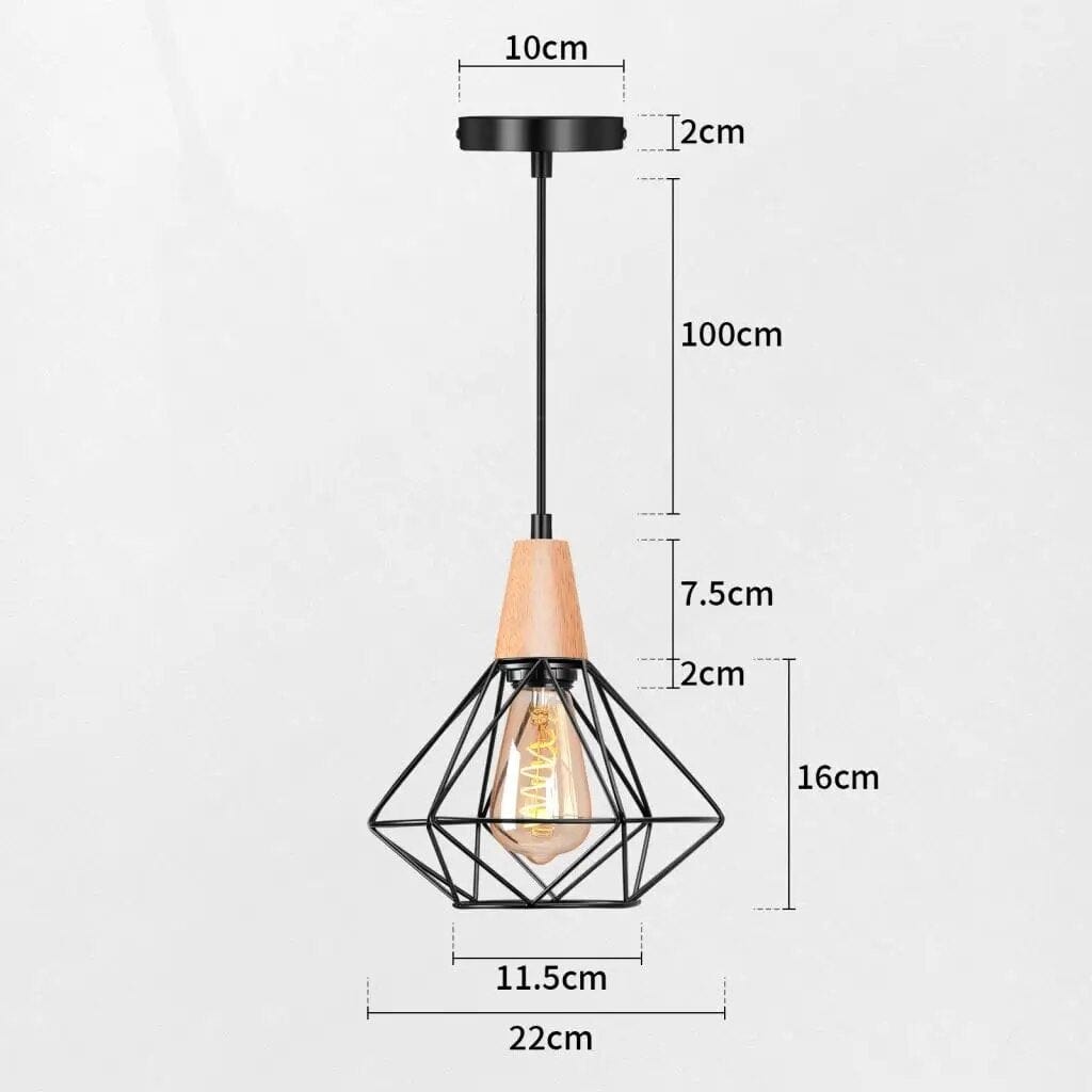 Suspension Rétro moderne en Fer - Urban Vintage | Marco Lucetti A