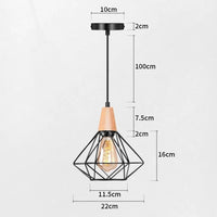 Suspension Rétro moderne en Fer - Urban Vintage | Marco Lucetti A