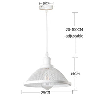 Suspension Rétro Noir en Fer | Marco Lucetti F