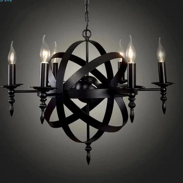 Suspension rétro Vintage Loft industriel - Éclairage pour un Style Américain Moderne - Parfait pour Salon, Bar, Restaurant ou Maison | Marco Lucetti 8 têtes