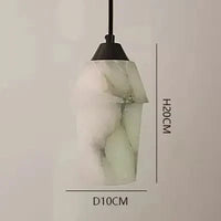 Suspension Rétro Vintage Marbre Collection LED Lustre Éclairage - Salle à manger chic | Marco Lucetti C